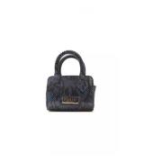 Python Print Mini Tote Tas Pompei Donatella , Blue , Dames