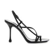 Patentleren Sandalen met Kruisbanden Jimmy Choo , Black , Dames