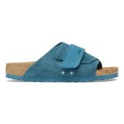 Diep Turkoois Kyoto Sandalen Birkenstock , Blue , Heren