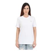 Witte Fly Cut T-shirt Patrizia Pepe , White , Dames