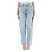 High Rise Relaxed Jeans Calvin Klein Jeans , Blue , Dames