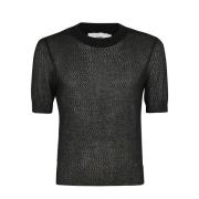 Basis Crewneck T-shirt Ami Paris , Black , Heren