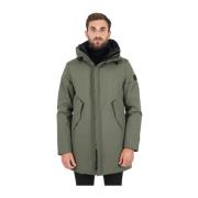 Groene Technische Parka Jas Dekker , Green , Heren