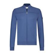 Blauw Vest met Rits Heren State of Art , Blue , Heren