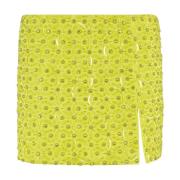 Stijlvolle Geborduurde Minirok DES Phemmes , Yellow , Dames