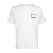 Katoen Achterprint T-shirt Outhere , White , Heren