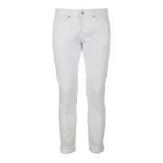 Stijlvolle George Denim Jeans Dondup , White , Heren