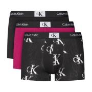 3-Pack Stretch Boxers - Multicolor Bedrukt Calvin Klein , Multicolor ,...