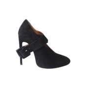 Pre-owned Suede heels Alaïa Pre-owned , Black , Dames