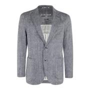 Premium Piquet Monopetto Blazer Circolo 1901 , Blue , Heren