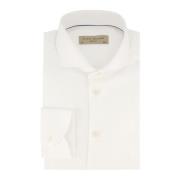 Slim Fit Wit Business Overhemd John Miller , White , Heren