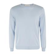 Round-neck Knitwear Filippo De Laurentiis , Blue , Heren