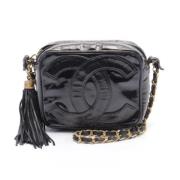 Pre-owned Leather chanel-bags Chanel Vintage , Black , Unisex