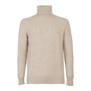 Luxe Alpaca Wol Trui Kangra , Beige , Heren