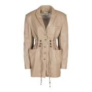 Elegante Irbid Jurk The Mannei , Beige , Dames