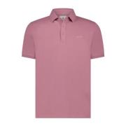 Roze Polo Shirt met korte mouwen State of Art , Pink , Heren