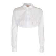FIA Crop Shirt Aniye By , White , Dames