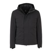 Stijlvolle Gewatteerde Jas voor Mannen Save The Duck , Black , Heren