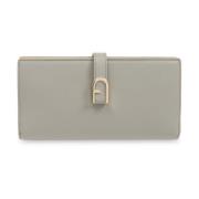 Portemonnee met logo Furla , Gray , Dames