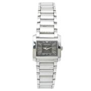 Pre-owned Stainless Steel watches Armani Pre-owned , Gray , Dames
