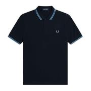 Slim Fit Twin Tipped Polo Fred Perry , Blue , Heren