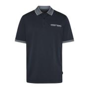 Zwart Poloshirt Korte Mouw Bugatti , Black , Heren