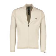 Beige Groen Vest met Sluiting Hugo Boss , Beige , Heren