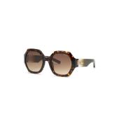 Bruin Gradient Zonnebril Shiny Dark Havana Chopard , Brown , Dames