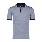 Blauw Gestreepte Polo Bugatti , Blue , Heren