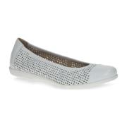 Ballerinas Caprice , White , Dames