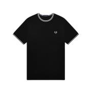 Profiel T-shirt Fred Perry , Black , Heren