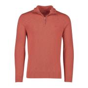 Oranje Half Zip Sweater Gant , Orange , Heren