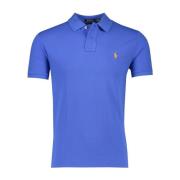 Blauw Poloshirt met korte mouwen Ralph Lauren , Blue , Heren