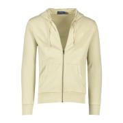 Beige Hooded Vest met Rits Ralph Lauren , Beige , Heren