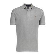 Grijze Polo T-shirt met korte mouwen Ralph Lauren , Gray , Heren