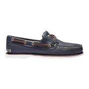 Klassieke Two-Eye Blauwe Herenloafer Timberland , Blue , Heren