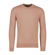 Roze Ronde Hals Sweater Hugo Boss , Pink , Heren