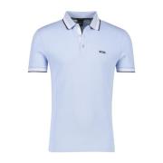 Polo Shirt Korte Mouw Lichtblauw Hugo Boss , Blue , Heren