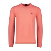 Oranje Ronde Hals Sweater Hugo Boss , Orange , Heren