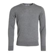 Ash Wool Crew Neck Sweater Dolce & Gabbana , Gray , Heren