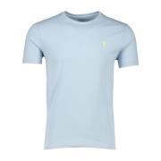 Custom Slim Fit T-shirt lichtblauw Ralph Lauren , Blue , Heren