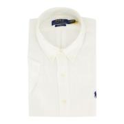 Wit Casual Kortemouw Overhemd Ralph Lauren , White , Heren