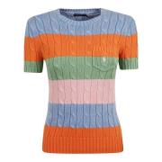 Multi Stripe Sweatshirt voor Vrouwen Ralph Lauren , Multicolor , Dames
