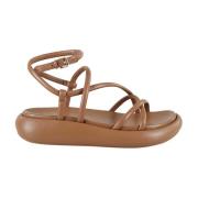 Flat Sandals ASH , Brown , Dames