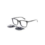 Ft5916B 001 Clip Optical Frame Tom Ford , Black , Unisex