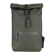 Rolltop Rugzak Rains , Green , Heren