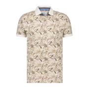 Beige Polo Met Korte Mouwen A fish named Fred , Beige , Heren