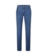 Blauwe Slim Fit Denim Jeans Gardeur , Blue , Heren