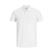 Essentials Polo Shirt Wit Slim Fit Jack & Jones , White , Heren