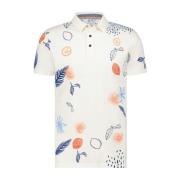 Wit Poloshirt korte mouw A fish named Fred , Multicolor , Heren